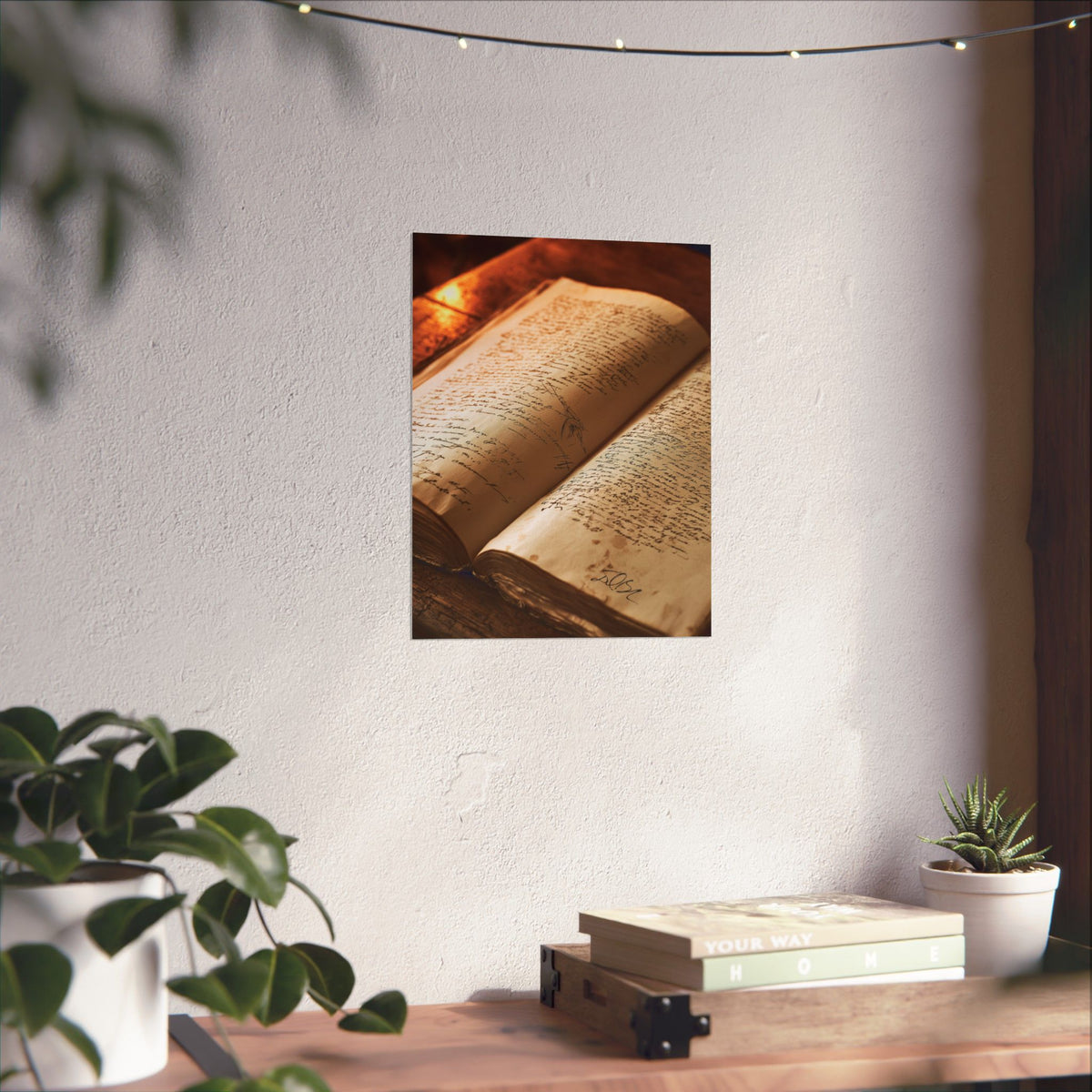 Handwritten History - Matte Poster – Antique Journal Wall Art