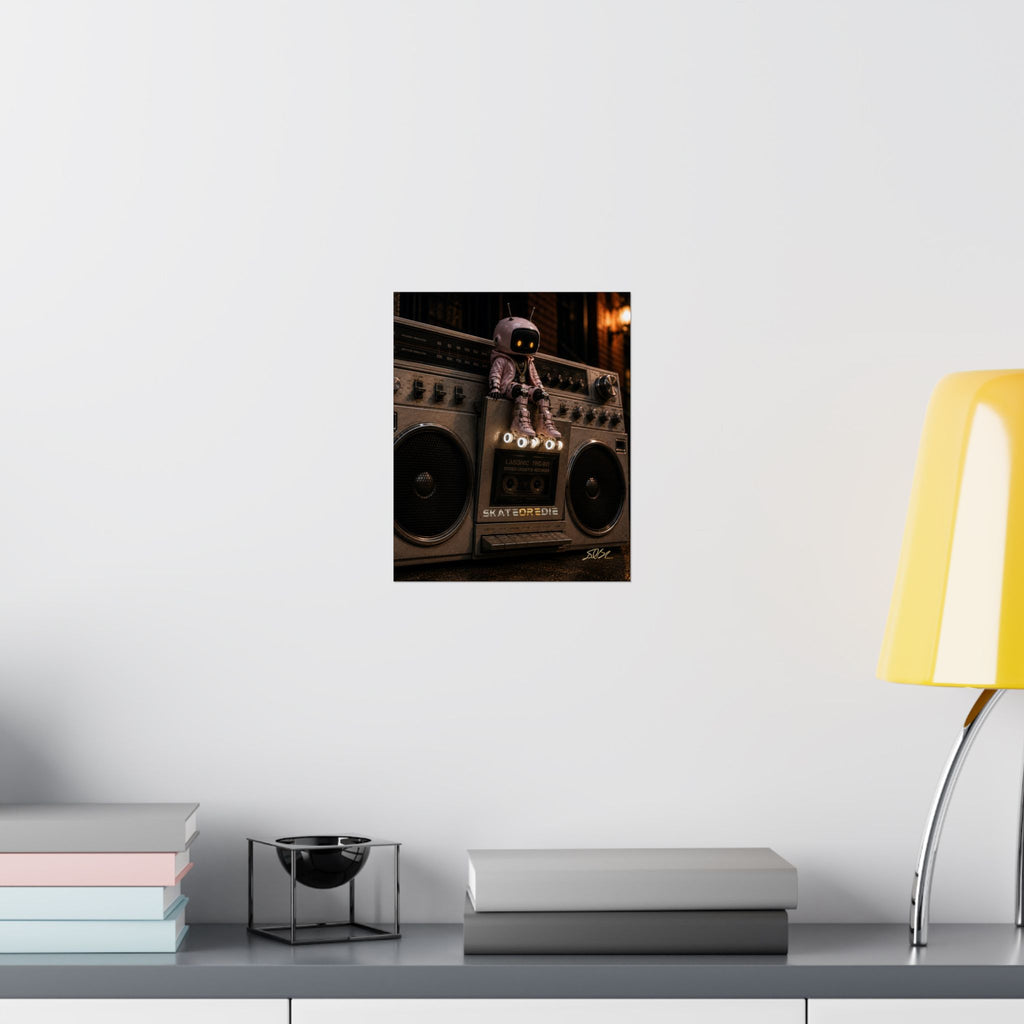 SkateOREdie — Urban Boombox Art Print