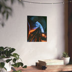 Vintage Observatory Telescope Matte Poster — Astronomy Wall Art