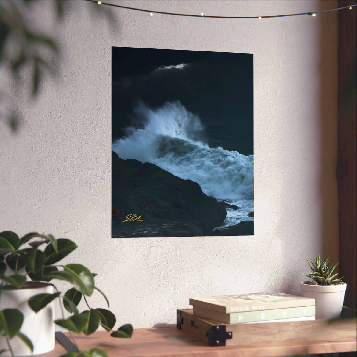The Break — Ocean Wave Coastal Art Print