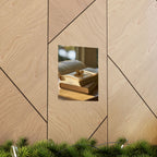 PressedByPages — Cozy Sunlit Books Matte Vertical Print