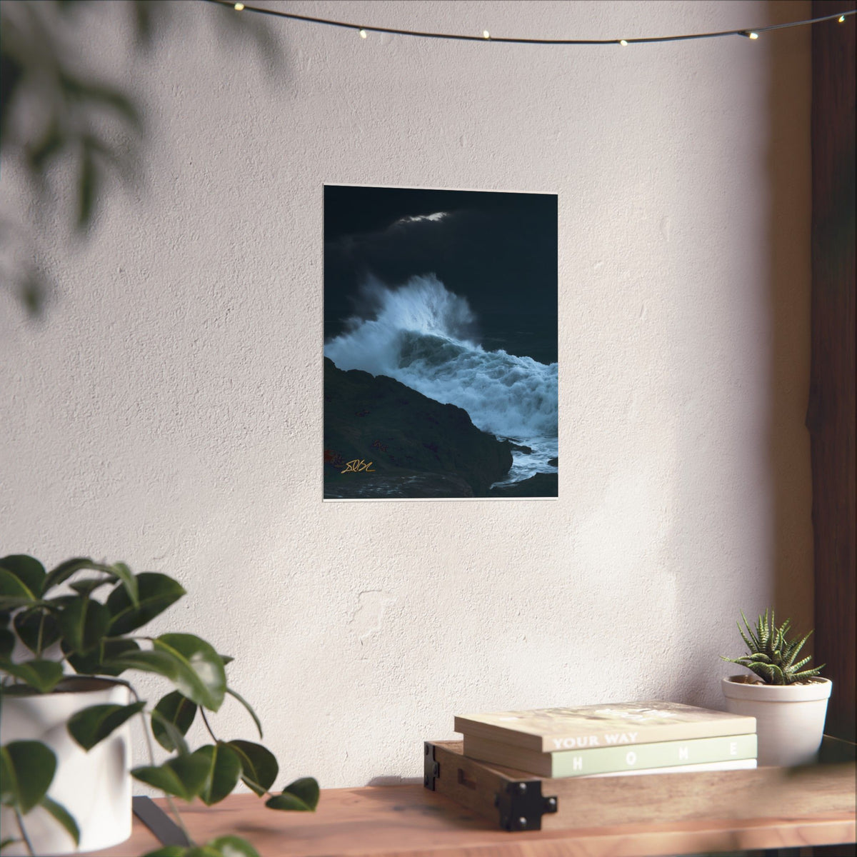 The Break — Ocean Wave Coastal Art Print