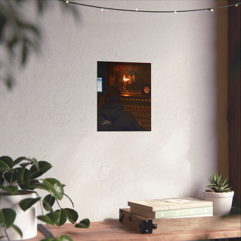 Spit Fire — Recording Studio Session Print