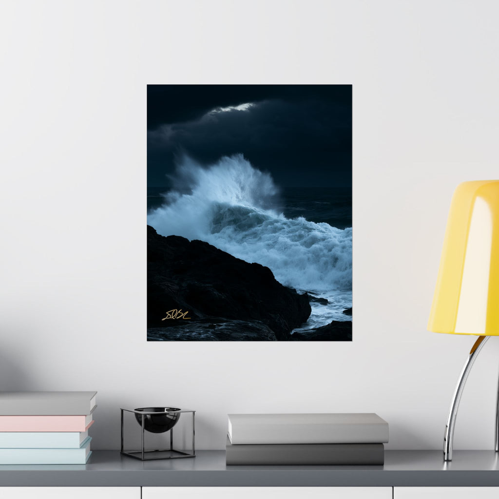 The Break — Ocean Wave Coastal Art Print
