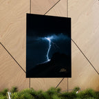 The Strike — Dramatic Night Storm Wall Art