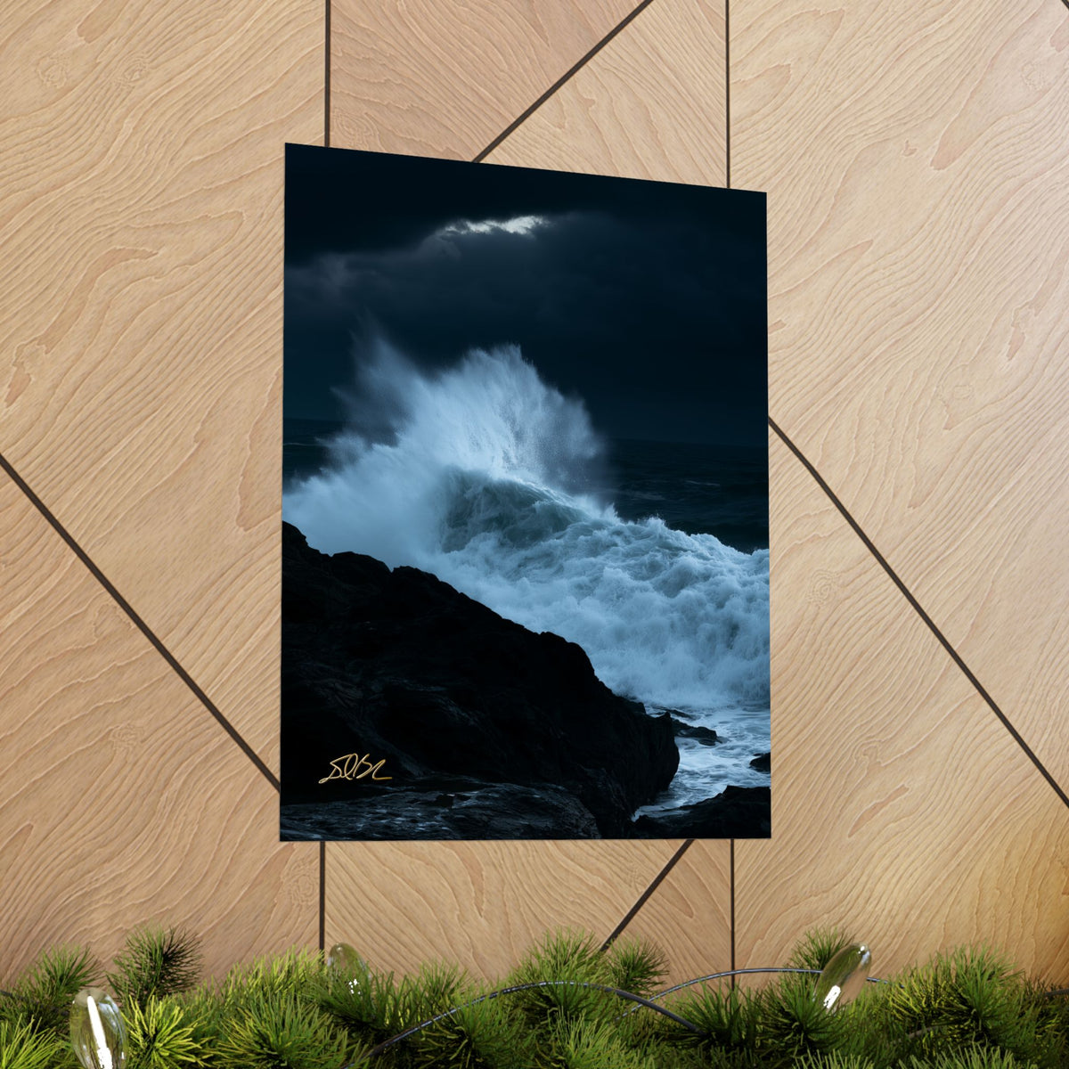 The Break — Ocean Wave Coastal Art Print