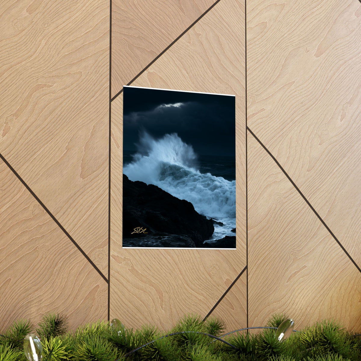 The Break — Ocean Wave Coastal Art Print