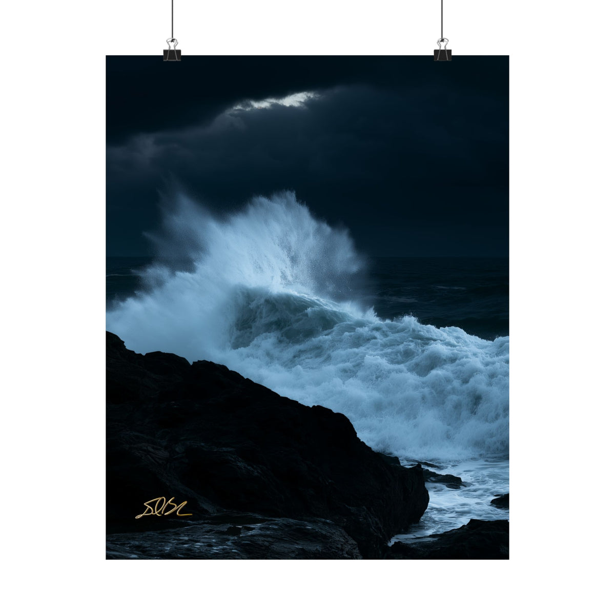 The Break — Ocean Wave Coastal Art Print