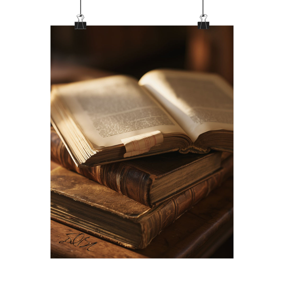 Collected Wisdom Poster — Matte Vertical Literary Wall Art