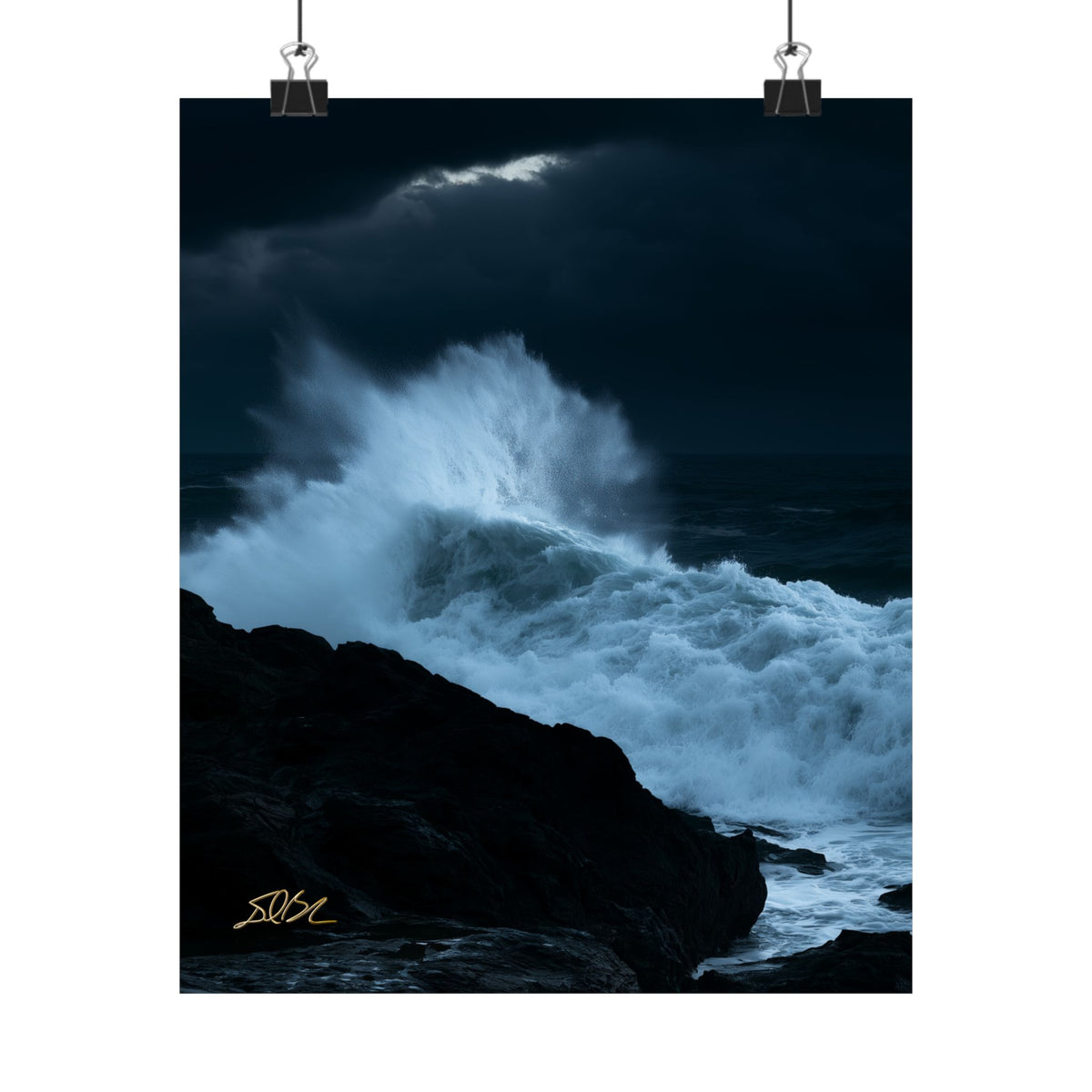 The Break — Ocean Wave Coastal Art Print