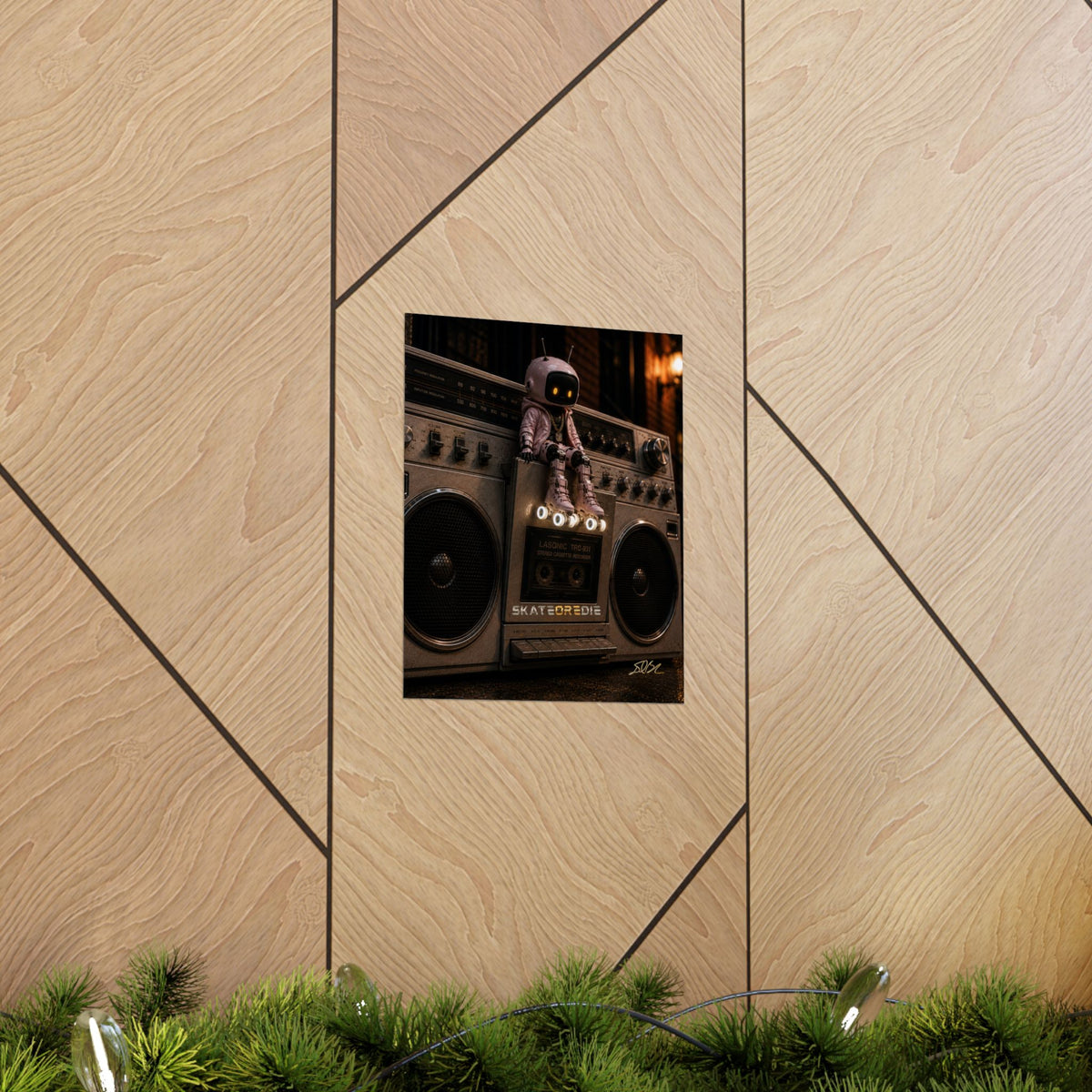 SkateOREdie — Urban Boombox Art Print