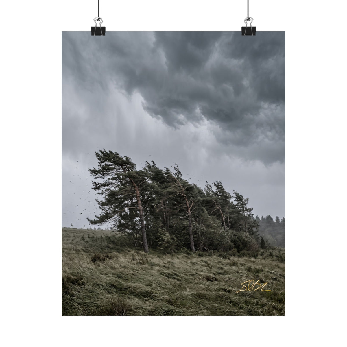 The Bend — Moody Landscape Wall Art