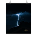 The Strike — Dramatic Night Storm Wall Art