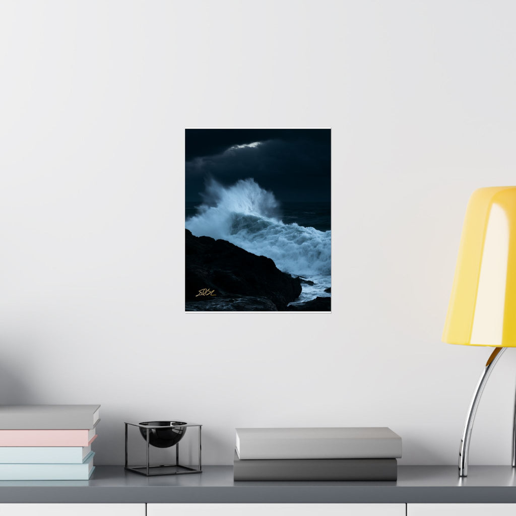 The Break — Ocean Wave Coastal Art Print