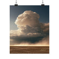 The Charge — Dramatic Cumulus Landscape Vertical Wall Art