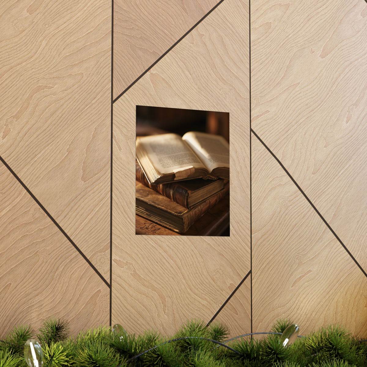 Collected Wisdom Poster — Matte Vertical Literary Wall Art