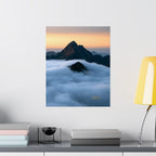 The Roll — Mountain Peak Matte Vertical Wall Art