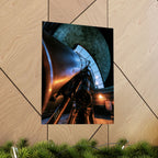Vintage Observatory Telescope Matte Poster — Astronomy Wall Art