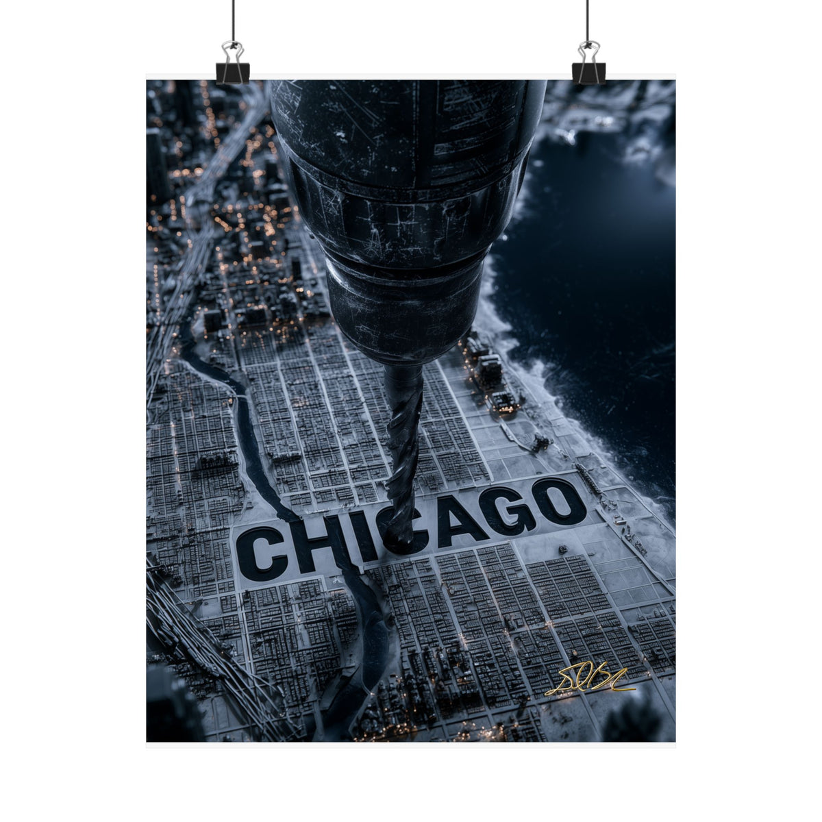 Chicago Drill — Vertical Hip Hop Art Print