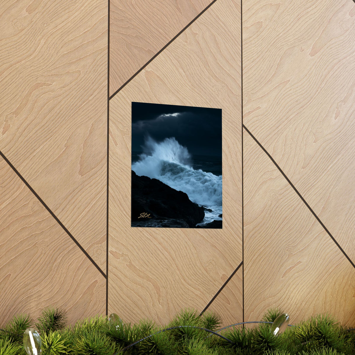 The Break — Ocean Wave Coastal Art Print