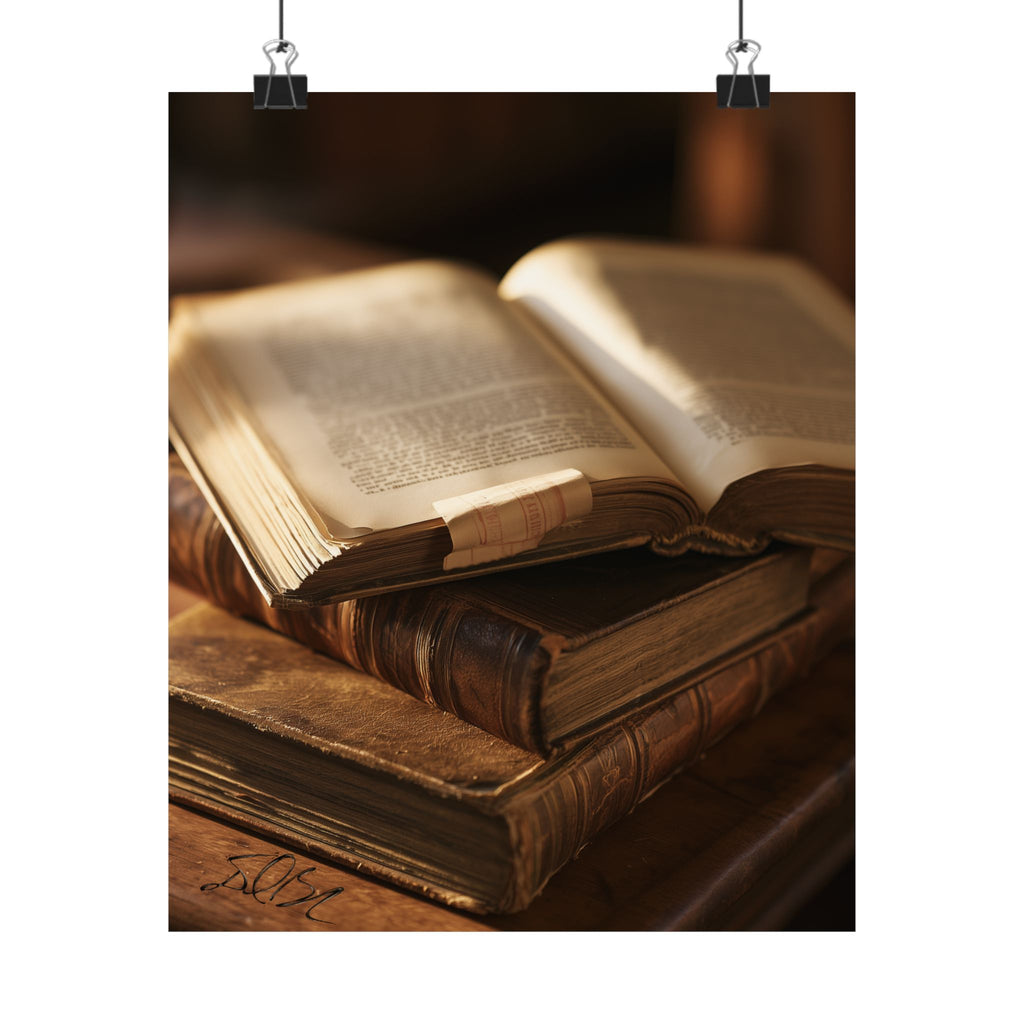 Collected Wisdom Poster — Matte Vertical Literary Wall Art