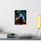 Vintage Observatory Telescope Matte Poster — Astronomy Wall Art