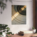 Abstract Transit Lines Matte Poster — Minimalist Celestial Wall Art
