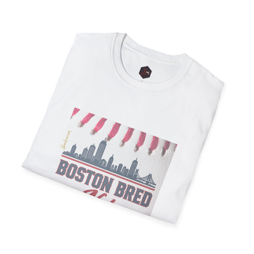 Boston Bred T‑Shirt – "Boston Bred Not Mass Produced" Skyline Tee