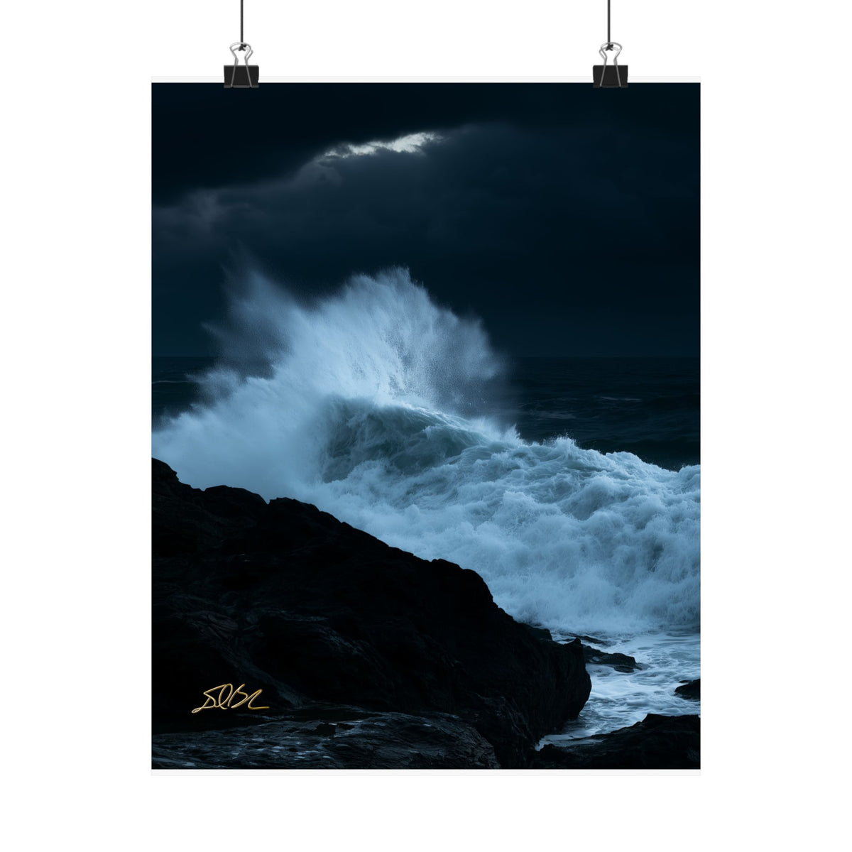 The Break — Ocean Wave Coastal Art Print