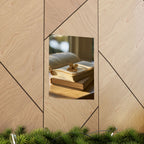 PressedByPages — Cozy Sunlit Books Matte Vertical Print