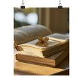 PressedByPages — Cozy Sunlit Books Matte Vertical Print
