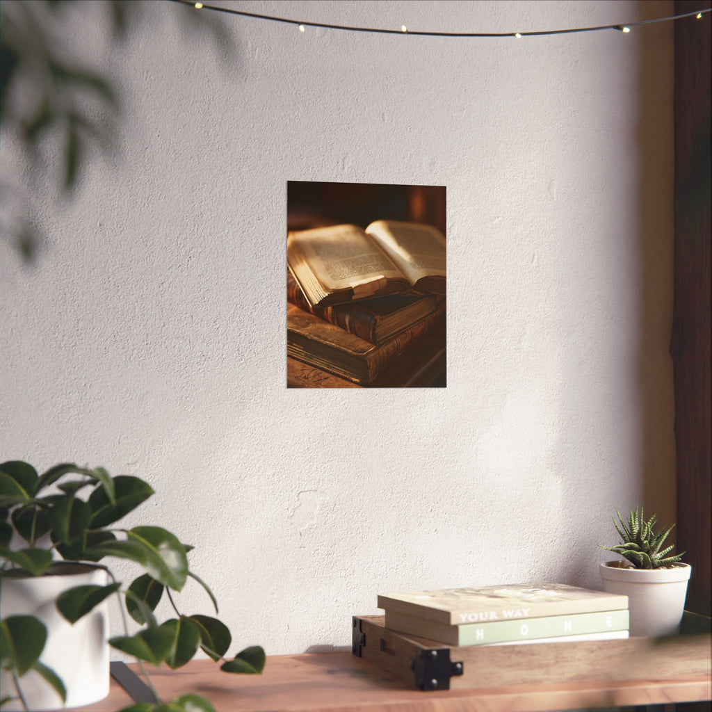 Collected Wisdom Poster — Matte Vertical Literary Wall Art
