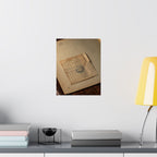 Due Date Matte Poster — Antique Library Cardroom Wall Art