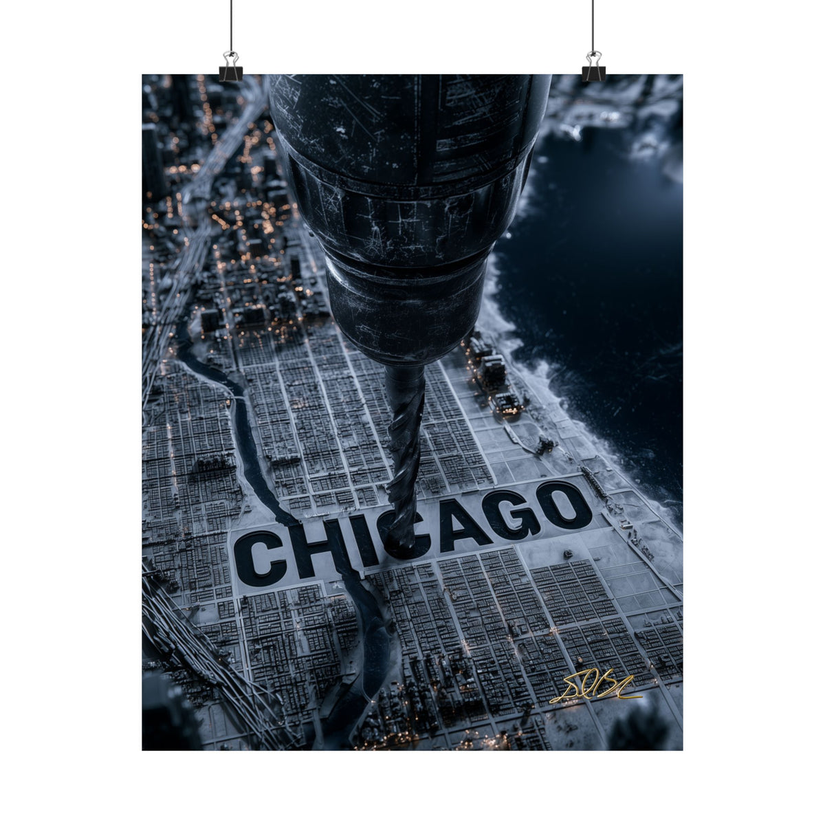 Chicago Drill — Vertical Hip Hop Art Print